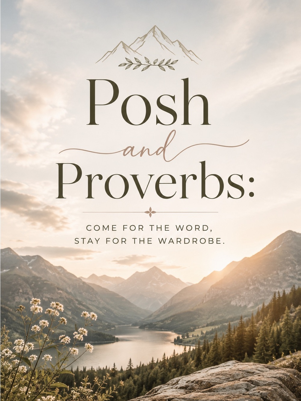 Posh and Proverbs Show-Come for the Word, Stay for the Wardrobe
